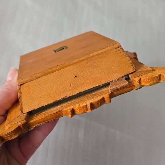 Antique Mother Of Pearl Inlay Holy Lady Nativity Diorama Icon Shadowbox AS IS - Picture 8 of 8